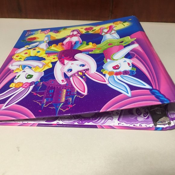 Lisa Frank Ballerina Bunnies 3 Ring Binder - Picture 3 of 10